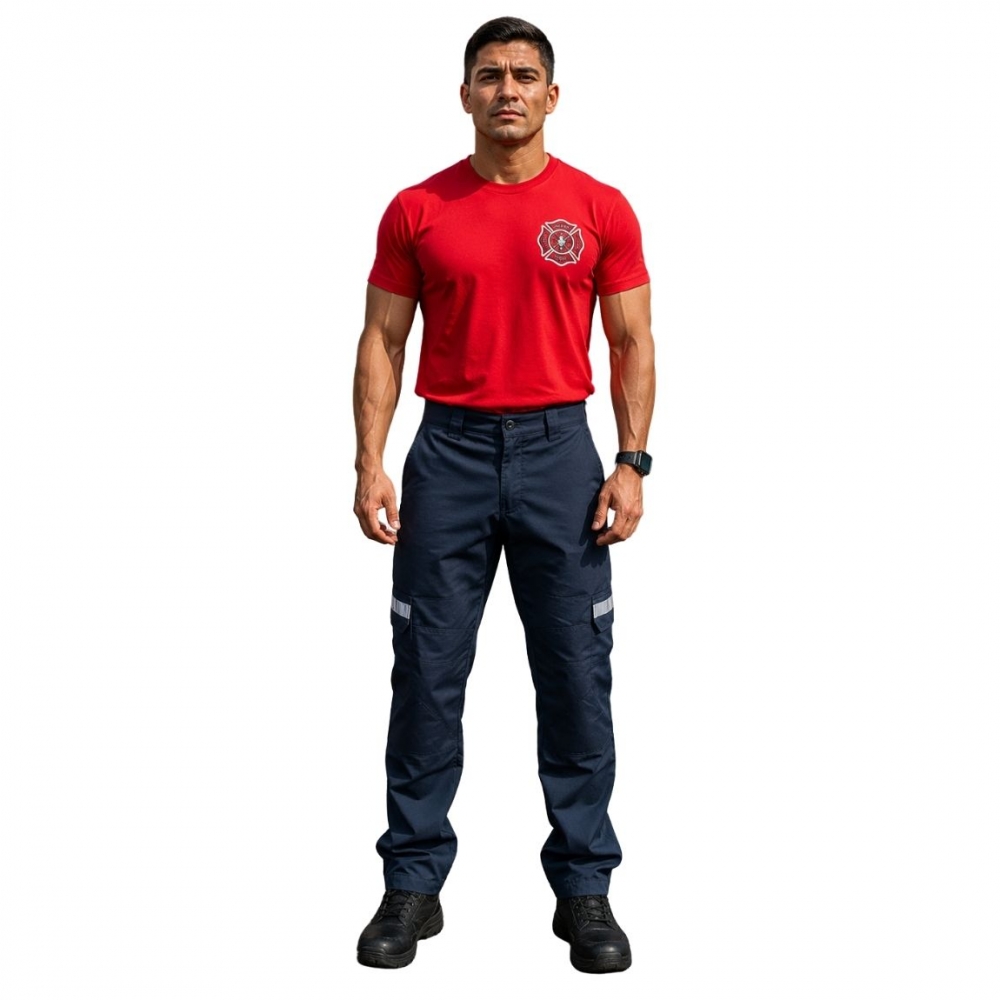 Calça Tática para Bombeiro Civil/ Socorristas Com Refletivos