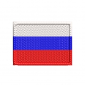 Patch Bordado Bandeira Países - 7 Cm por 5 Cm
