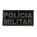 Patch Emborrachado POLICIA MILITAR - Costas de Colete Tático