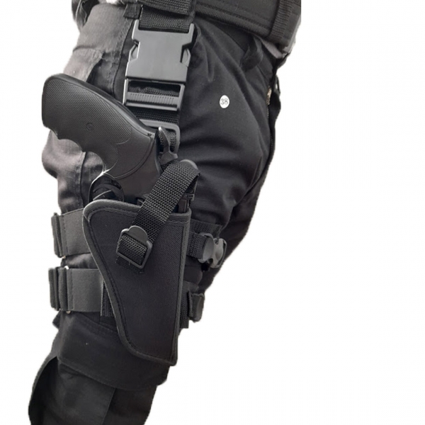 Coldre Robocop Tático De Perna para Revolver Calibre 38