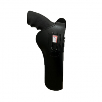 Coldre Saque Rápido Para Calibre 38 6 Polegadas Em Couro