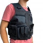 Capa De Colete Tático X-tudo Preto Segurança Airsoft Tatico