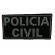Patch Emborrachado POLICIA CIVIL para Costas de Colete Tático
