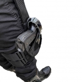 Coldre Tático De Perna Preto - Segurança- Vigilante- Escolta