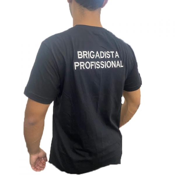 Camiseta para Brigadista Profissional - QUADRO BORDADO