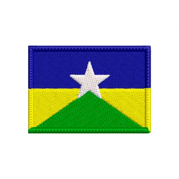 Patch Bordado Bandeira Estados - 7 Cm por 5 Cm