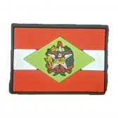 Patch Emborrachado Bandeira De Santa Catarina - Com Velcro