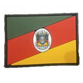 Patch Emborrachado Bandeira Do Rio Grande do Sul-Com Velcro