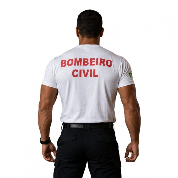 Camiseta para Bombeiro Civil - QUADRO BOMBEIRO CIVIL