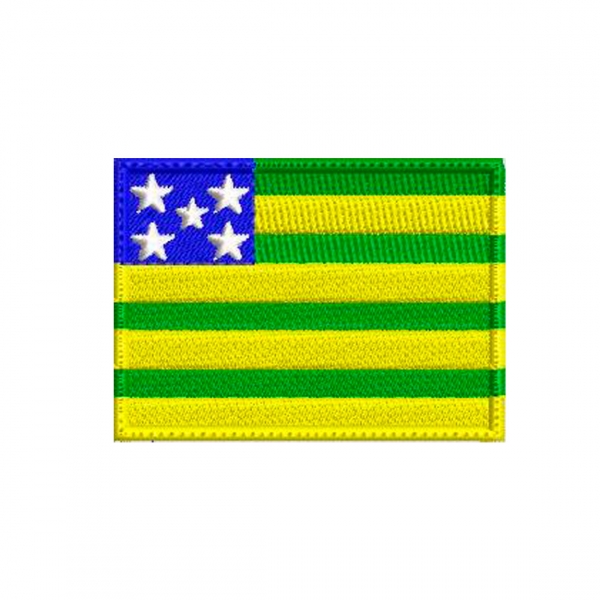 Patch Bordado Bandeira Estados - 7 Cm por 5 Cm