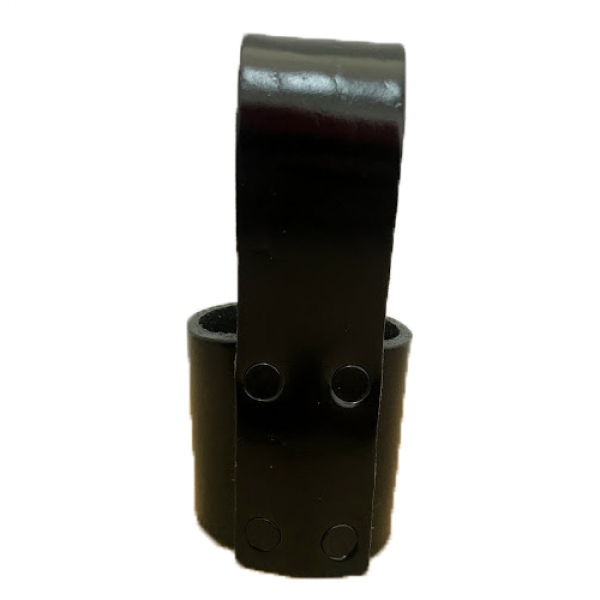 Porta Cassetete/bastão Tático Em Couro Legítimo