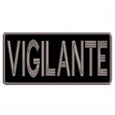 Patch Bordado Para Costas de Colete 20 Cm X 10 Cm VIGILANTE
