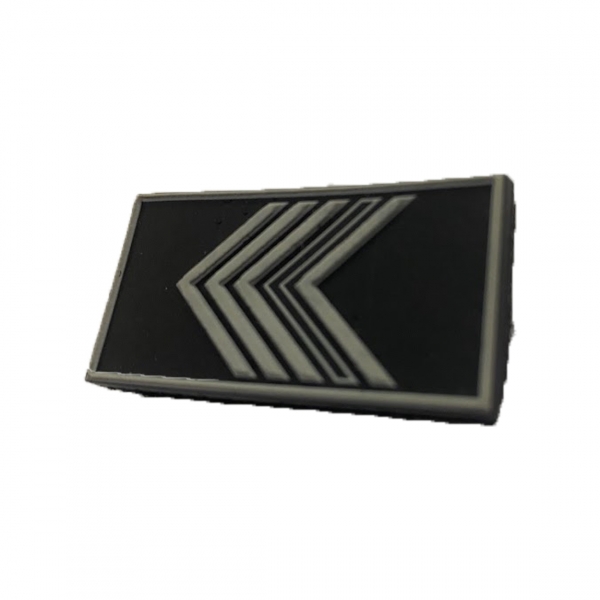 Divisa de Gola para Primeiro Sargento  - Emborrachado