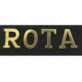 Conjunto de Letras para Braçal em Latão Polido 3 CM - ROTA