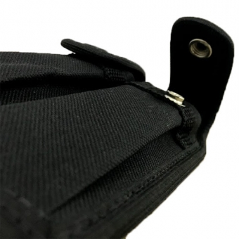 Porta Carregador Duplo Em Nylon  Fechamento Em Botão Pressão