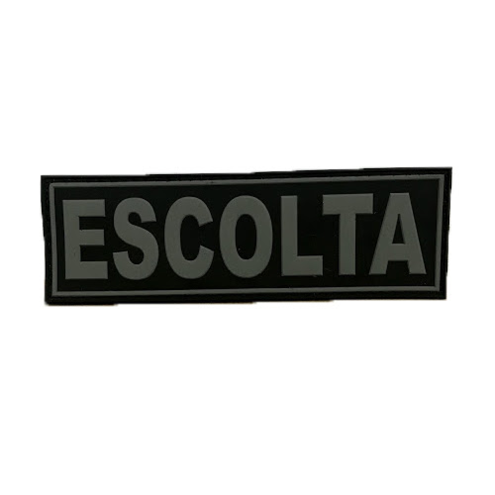 Patch Emborrachado para Bornal Tático ESCOLTA - Com Velcro