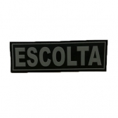 Patch Emborrachado para Bornal Tático ESCOLTA - Com Velcro