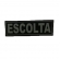 Patch Emborrachado para Bornal Tático ESCOLTA - Com Velcro