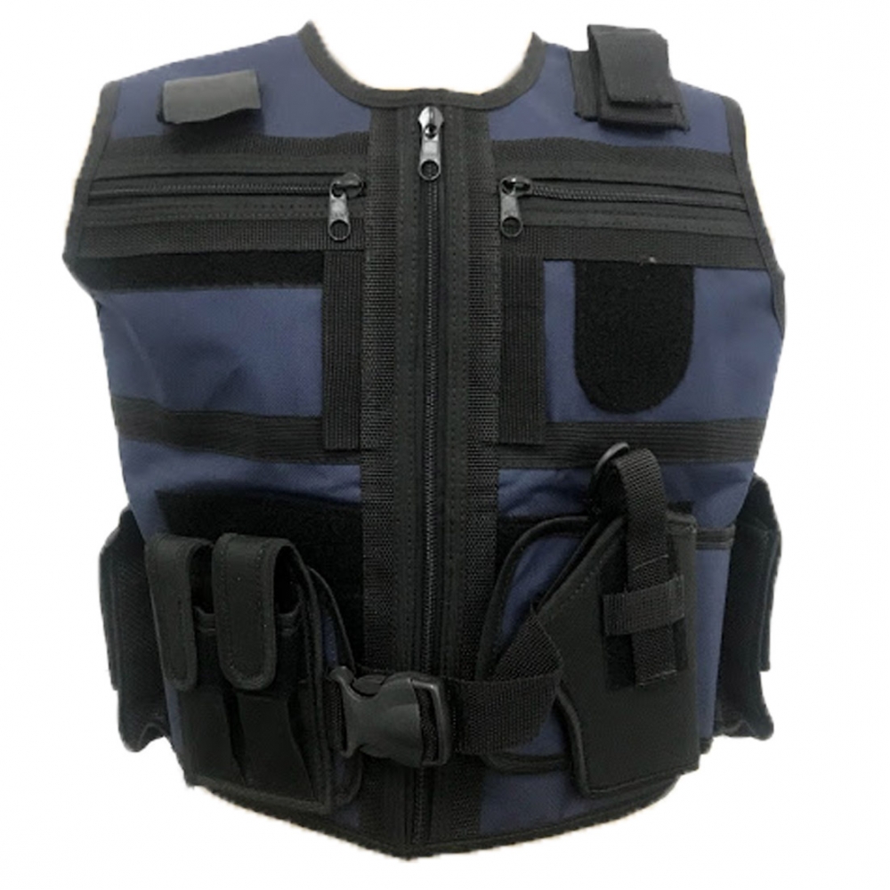 Capa De Colete Tático X-tudo Segurança - Azul Marinho