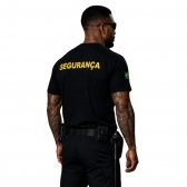 Camiseta Militar Estampada Em Algodão - Segurança