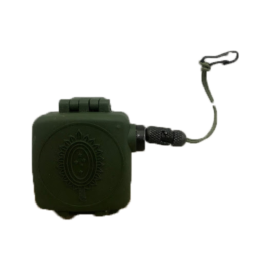 Fiel Retrátil com Símbolo Exército Brasileiro -  Verde Oliva