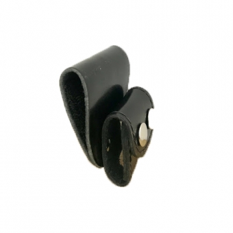 Porta Algemas Em Couro Padrão PMMG - Aberto