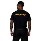 Camiseta Militar Estampada Em Algodão - Segurança