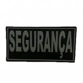 Patch Emborrachado SEGURANÇA para Costas de Colete Tático