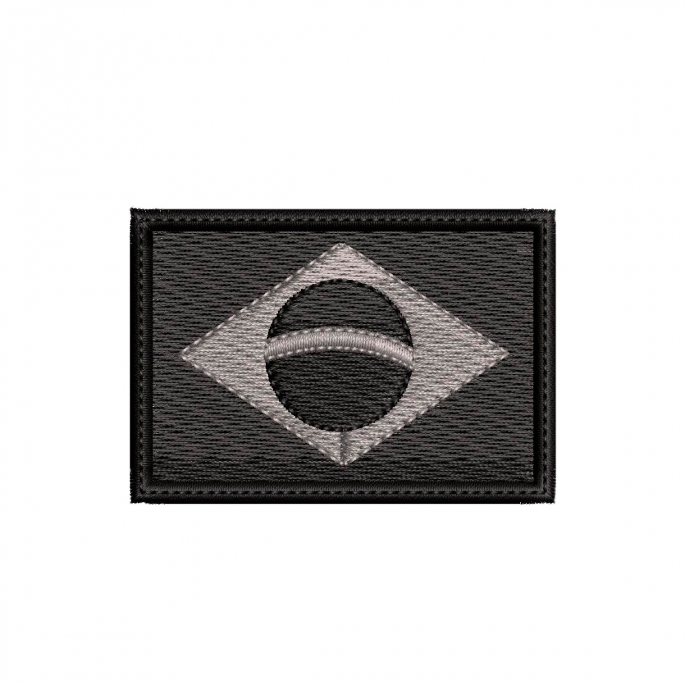 Patch Bordado Bandeira Países - 7 Cm por 5 Cm