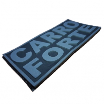 Patch Emborrachado CARRO FORTE para Costas de Colete Tático