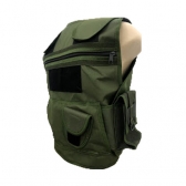 Capa De Colete Tático X - Tudo Segurança - Verde Oliva