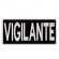 Patch Bordado Para Costas de Colete 20 Cm X 10 Cm VIGILANTE
