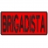 Patch Bordado P/ Costa de Colete 25 Cm por 10 Cm  BRIGADISTA