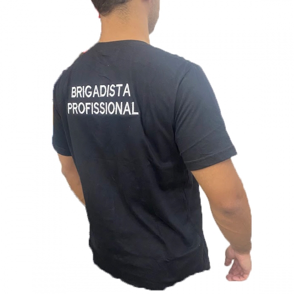Camiseta para Brigadista Profissional - QUADRO BORDADO