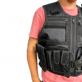 Capa De Colete Tático X-tudo Preto Segurança Airsoft Tatico
