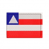 Patch Bordado Bandeira Estados - 7 Cm por 5 Cm
