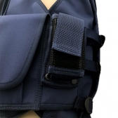 Colete Tático Swat C/porta Camelback Resistente Azul Marinho