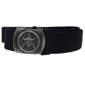 Cinto Social Fino Em Nylon - Caveira / Bope