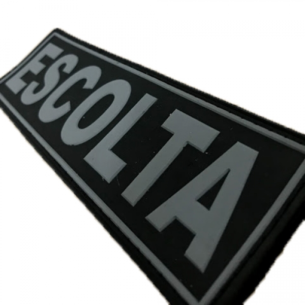 Patch Emborrachado para Bornal Tático ESCOLTA - Com Velcro