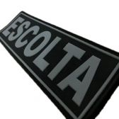 Patch Emborrachado para Bornal Tático ESCOLTA - Com Velcro