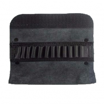 Baleiro/ Porta Munições Em Couro Para Calibre 38 Fechado