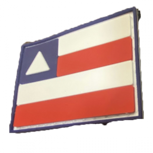 Patch Emborrachado Bandeira Da Bahia - Com Velcro