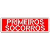 Patch Bordado Bornal Tático 16 Cm X 5 Cm- PRIMEIROS SOCORROS